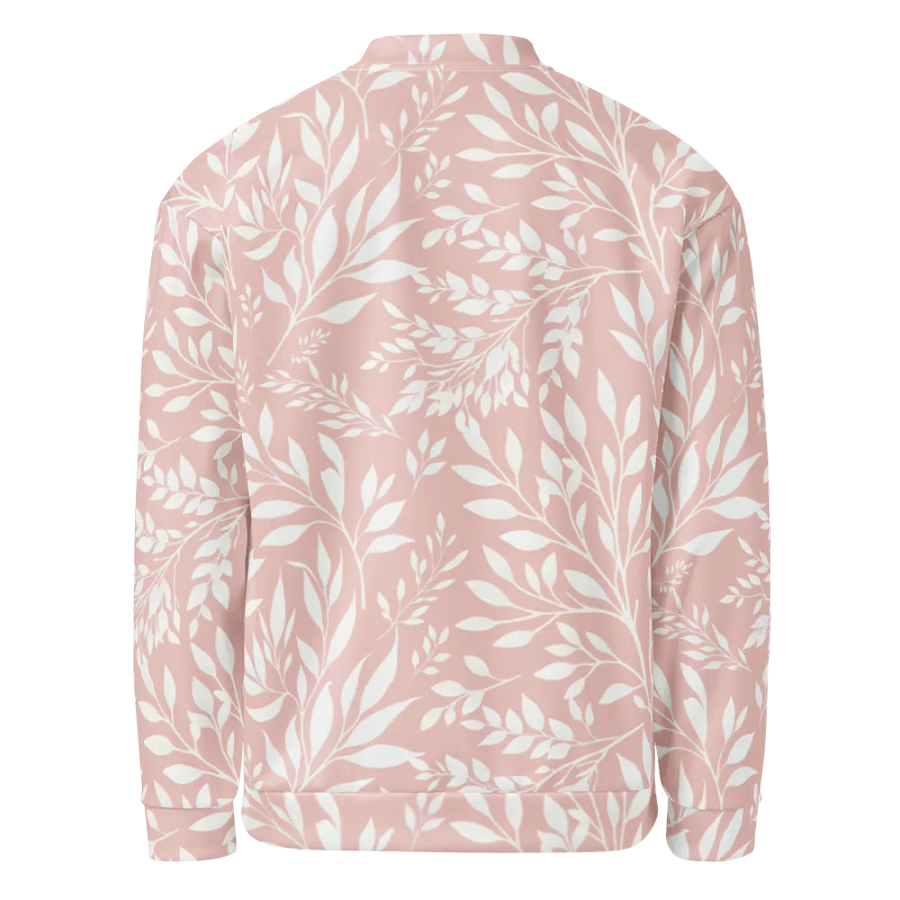 Branches Blush Pink Bomber Jacket product image (5)