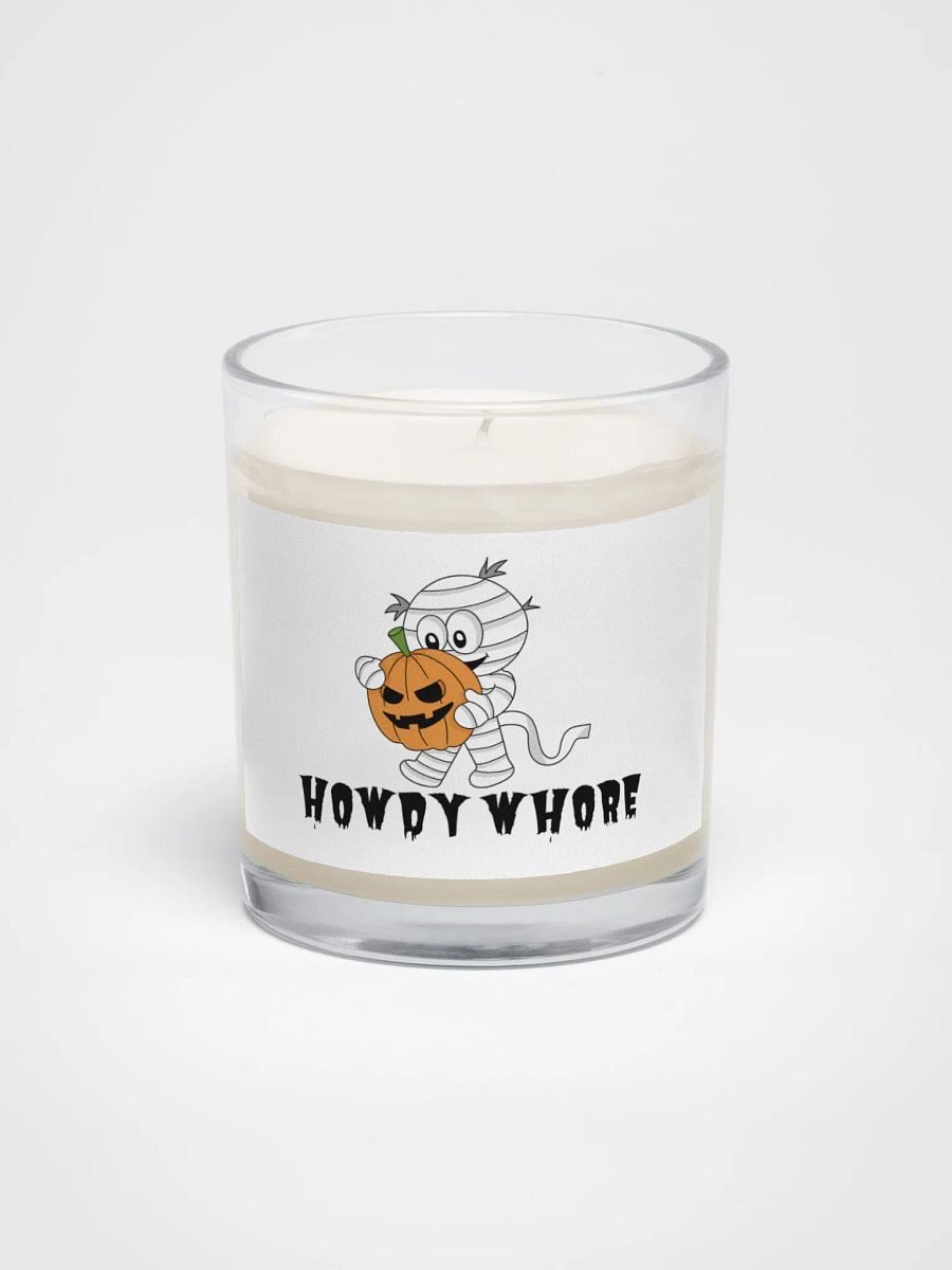 Spooky Mummy Pumpkin Candle product image (1)