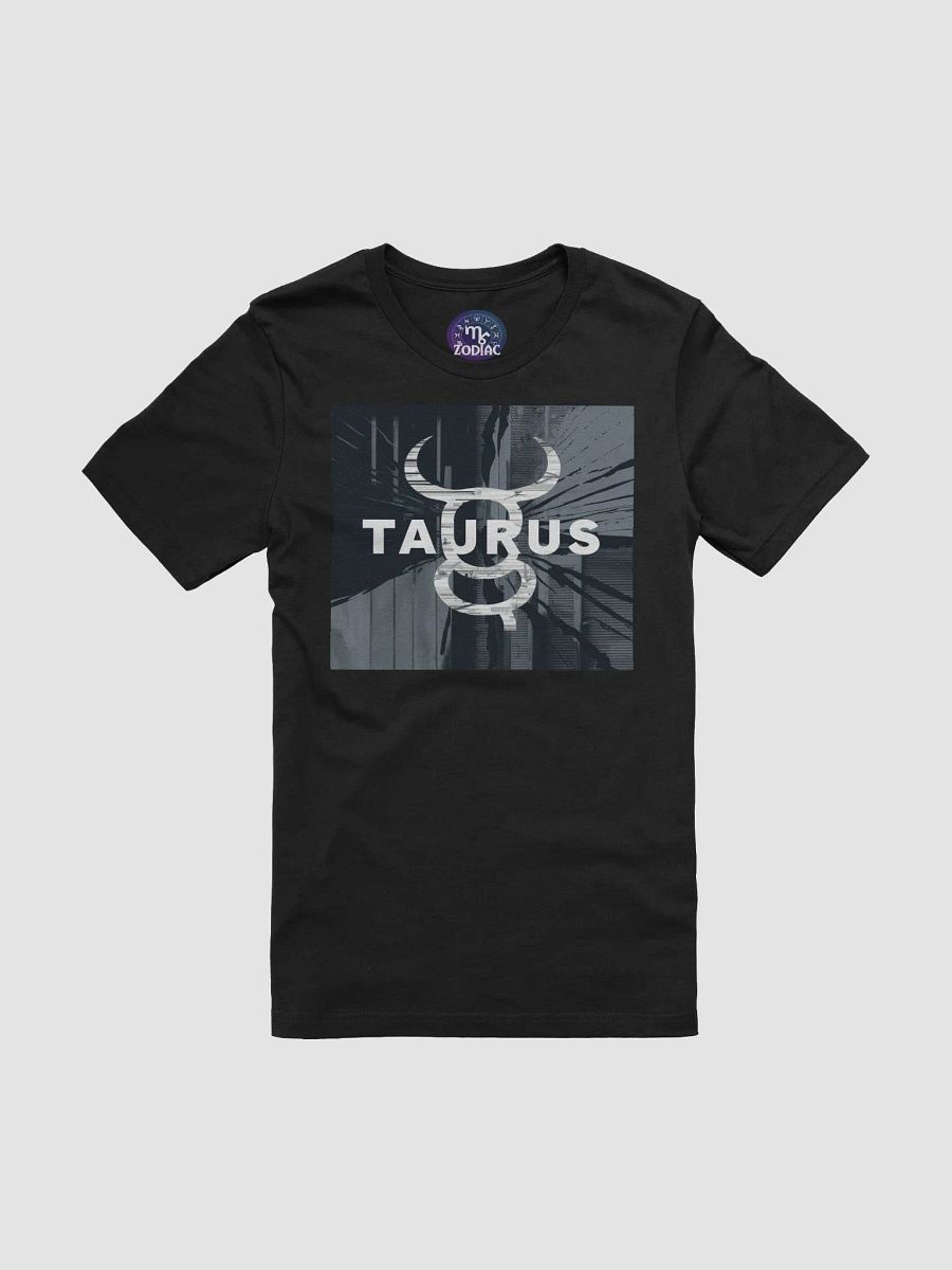 Taurus Zodiac Unisex T-Shirt with Abstract Design product image (3)