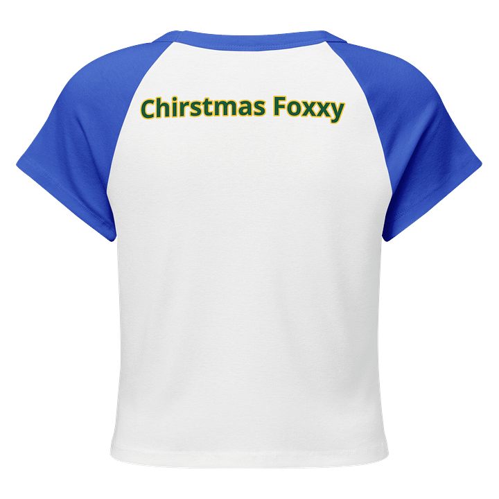 Festive Fox Santa Hat Raglan Tee product image (10)