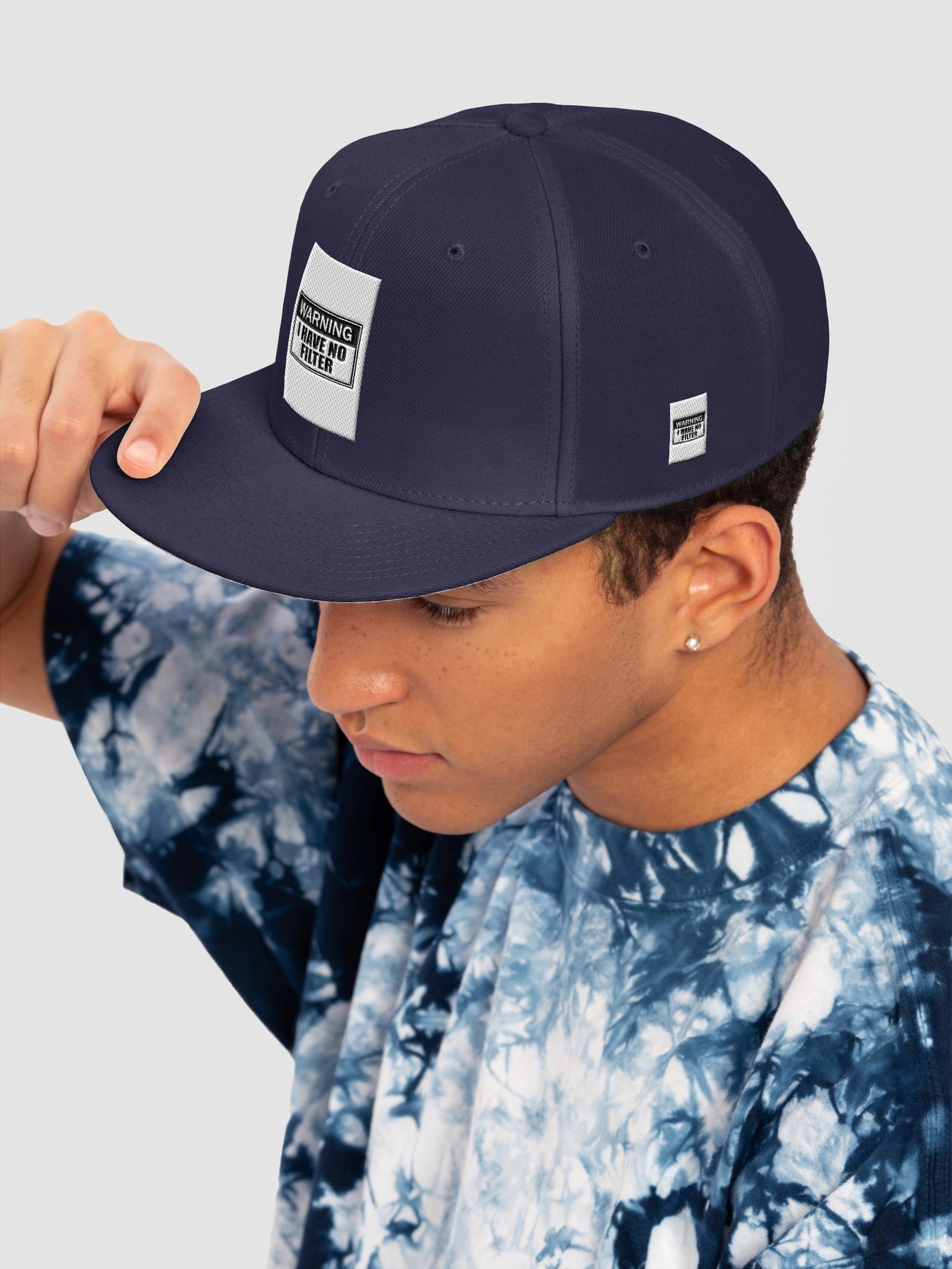 No Filter Attitude Snapback Cap product image (60)