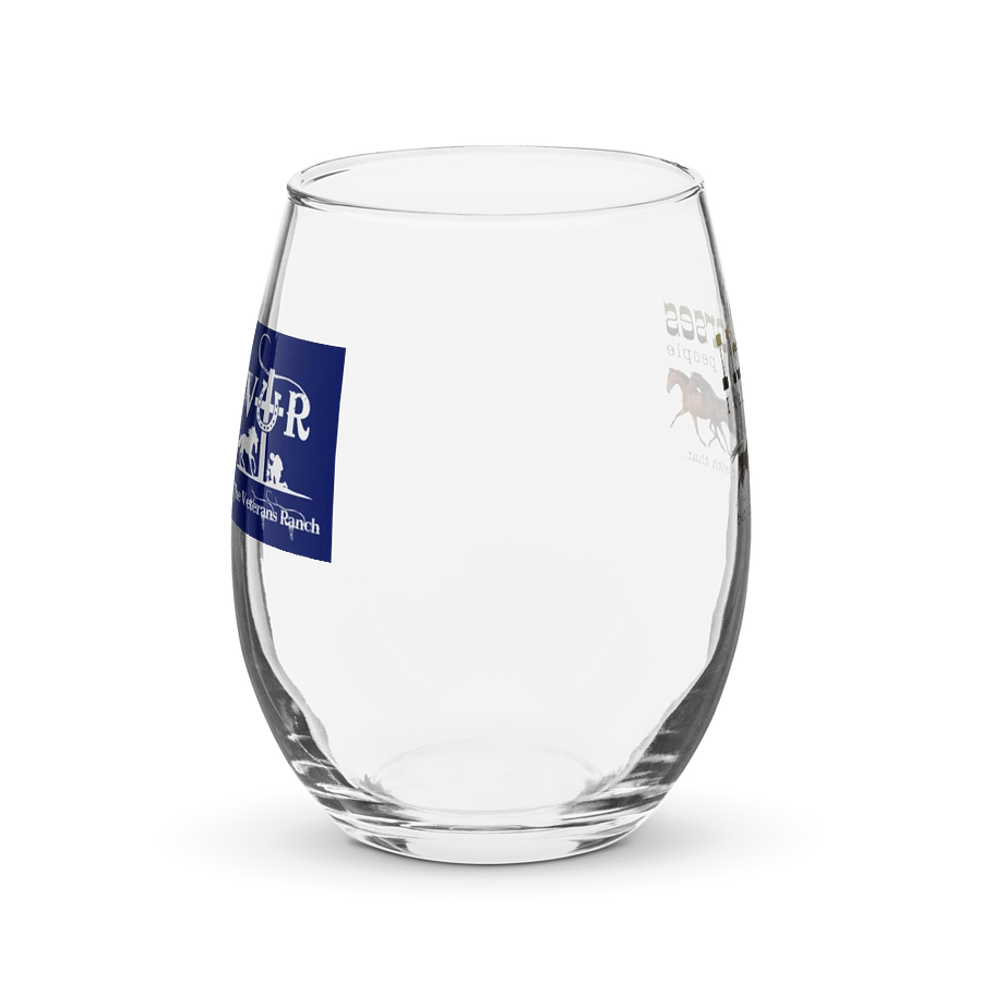 I Love Horses Stemless Wine Glass product image (4)