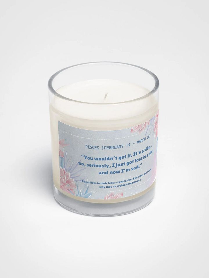 Pisces - Zodiac Candles product image (2)