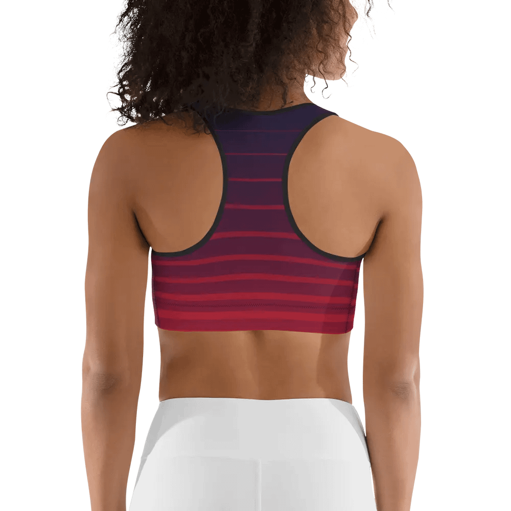 Sunset Horizon Custom Sports Bra product image (7)