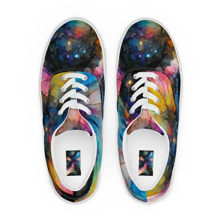 Womem's Cosmic Butterfly Lace-Up canvas Shoes product image (1)