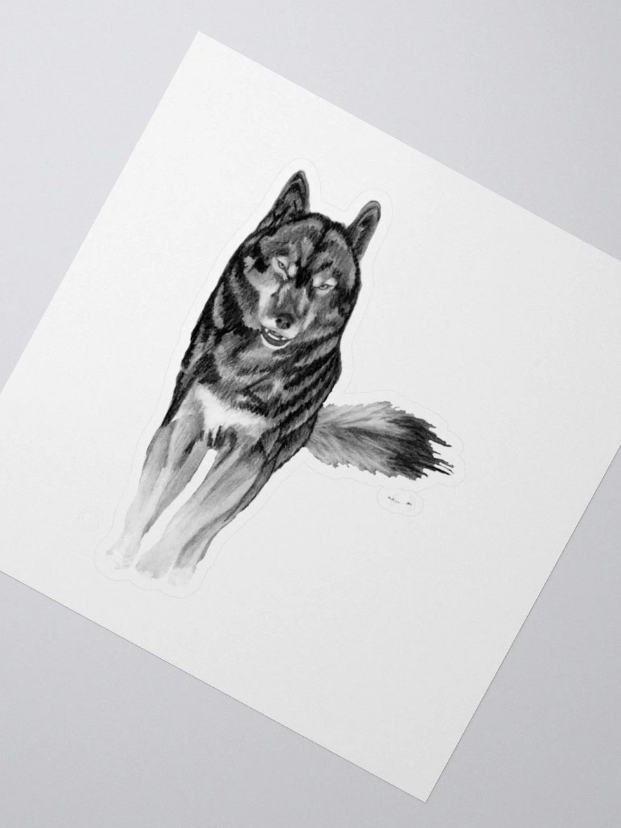 Wolf Drawing Sticker product image (4)