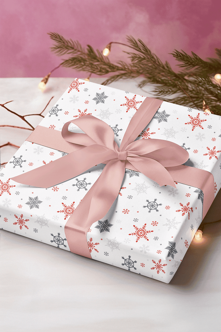 Pretty Snowflake Wrapping Paper product image (1)