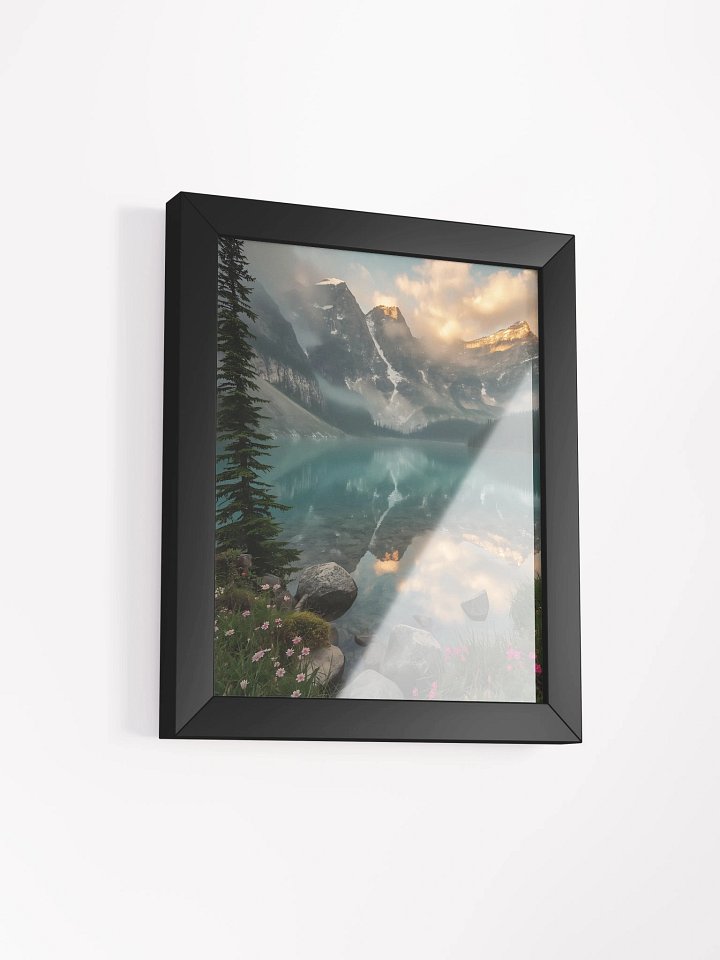 alpine lake surrounded by mountains product image (4)