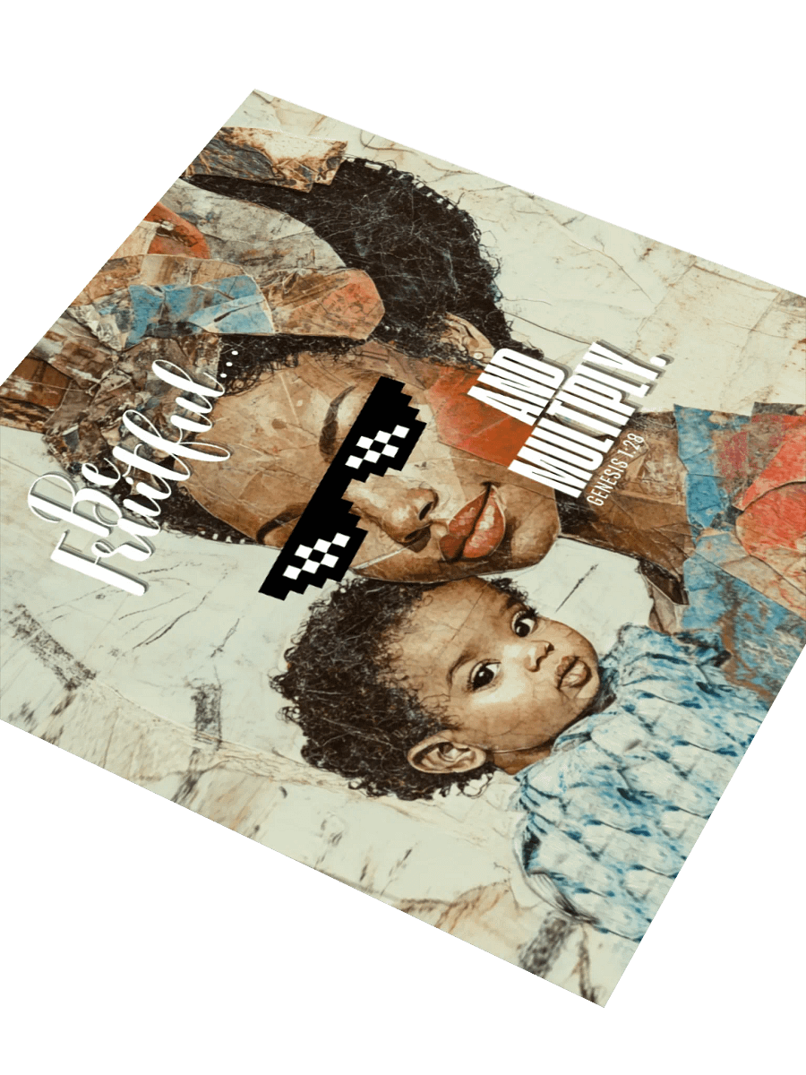 Be Fruitful: Square Sticker (African) product image (3)