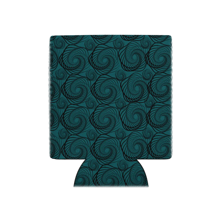 Swirling Teal Can Cooler product image (1)