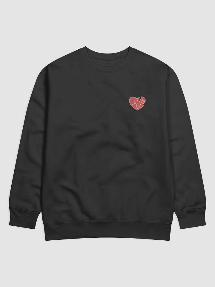 Love Heart Distressed Sweatshirt product image (3)