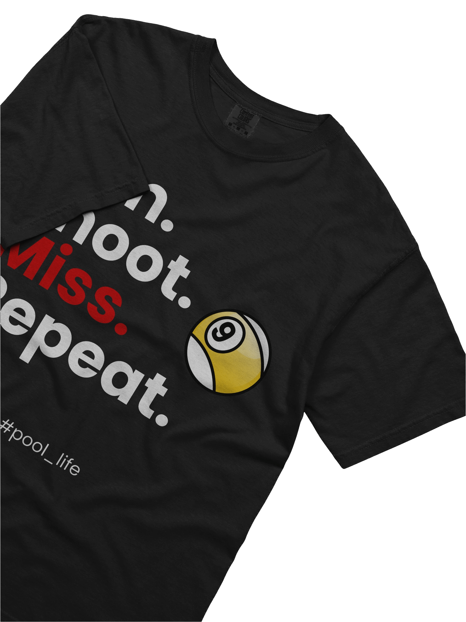 9-ball Pool Life T-shirt (Black) product image (2)