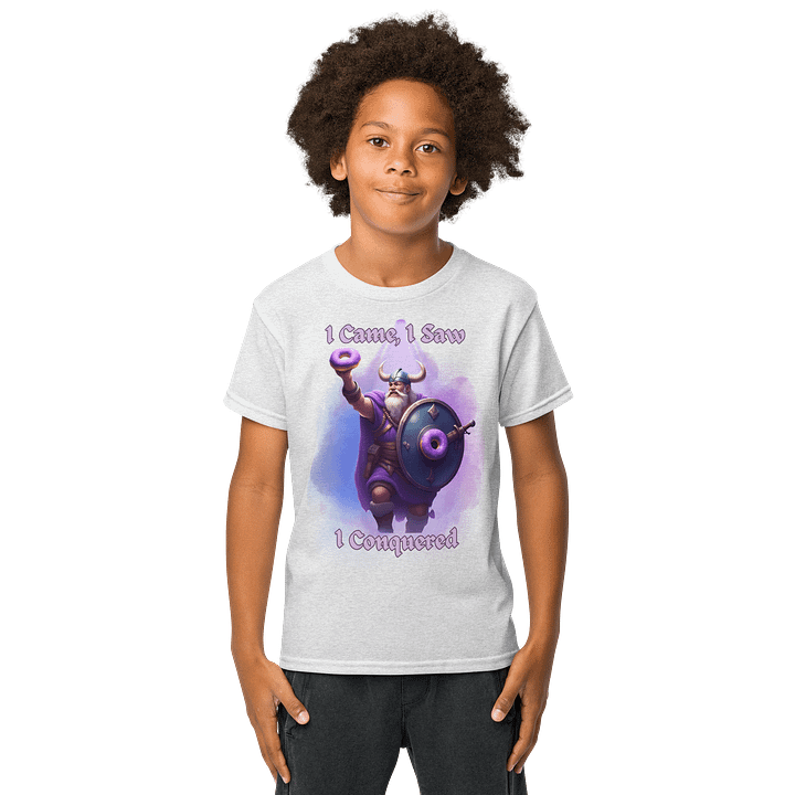 Viking Donut Conqueror Youth Tee product image (7)