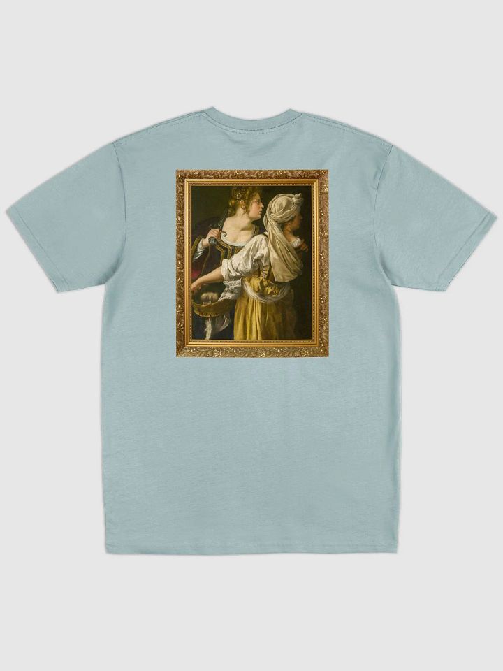 Judith Slaying Your Body My Choice Framed Heavyweight T-Shirt Double-Sided product image (2)