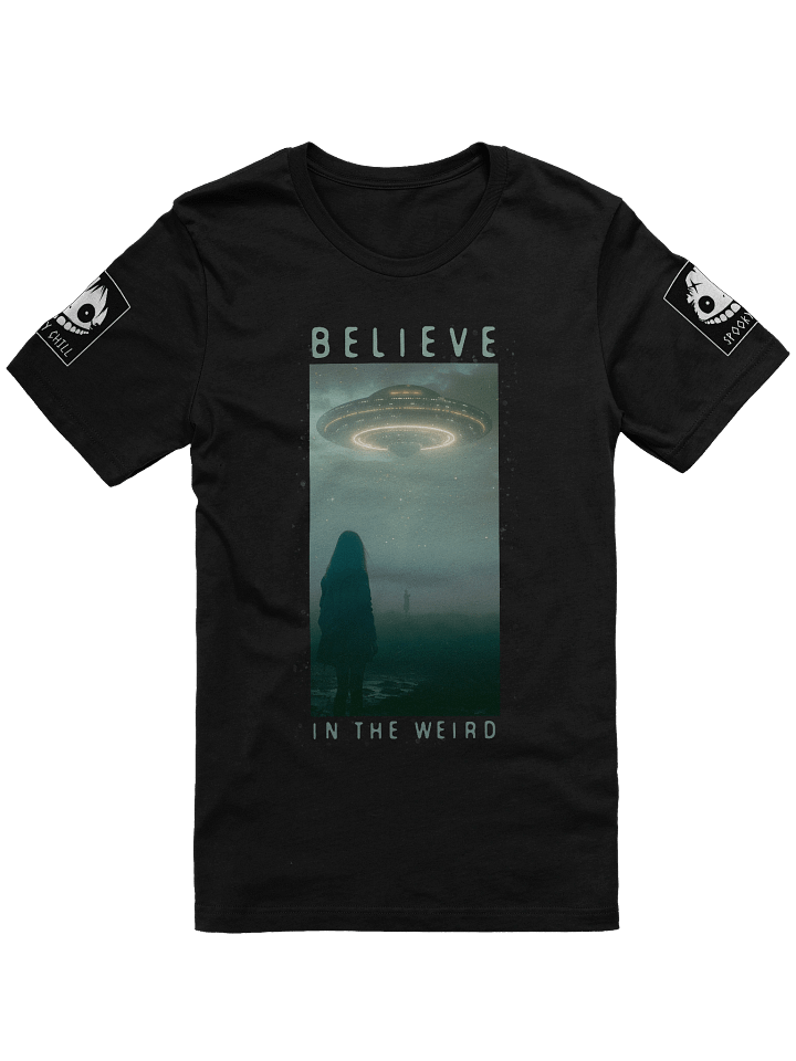 Spooky Chill “UFO Encounter” Tee – Believe in the Weird product image (1)