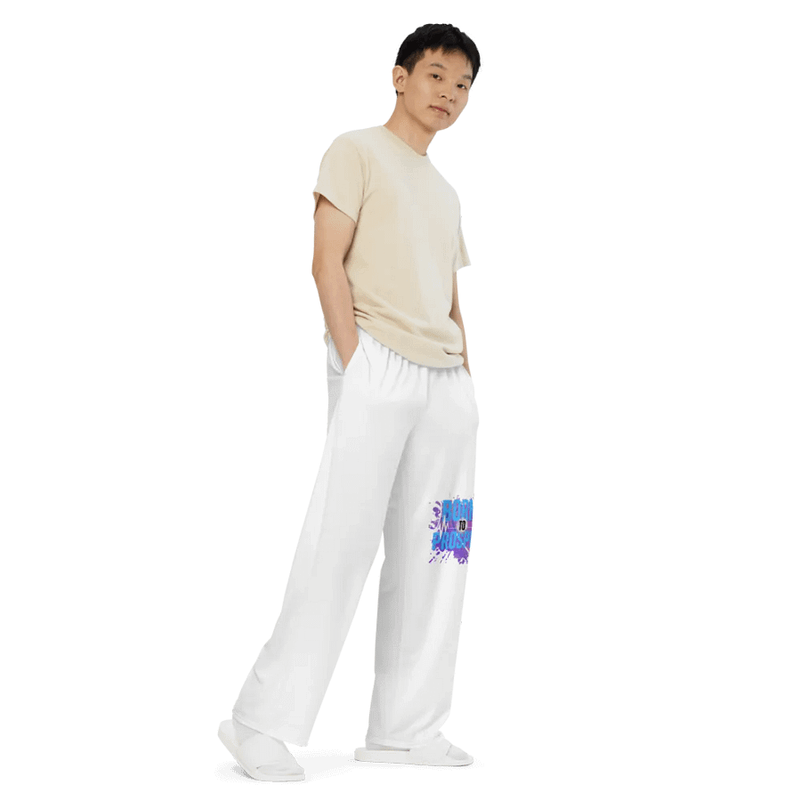 Born to Prosper Rhythm Splatter Wide-Leg Pants product image (5)
