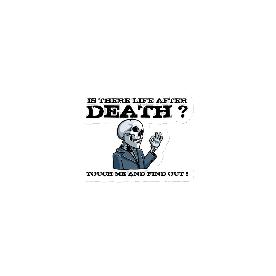 IS THERE LIFE AFTER DEATH? TOUCH ME AND FIND OUT!! product image (1)