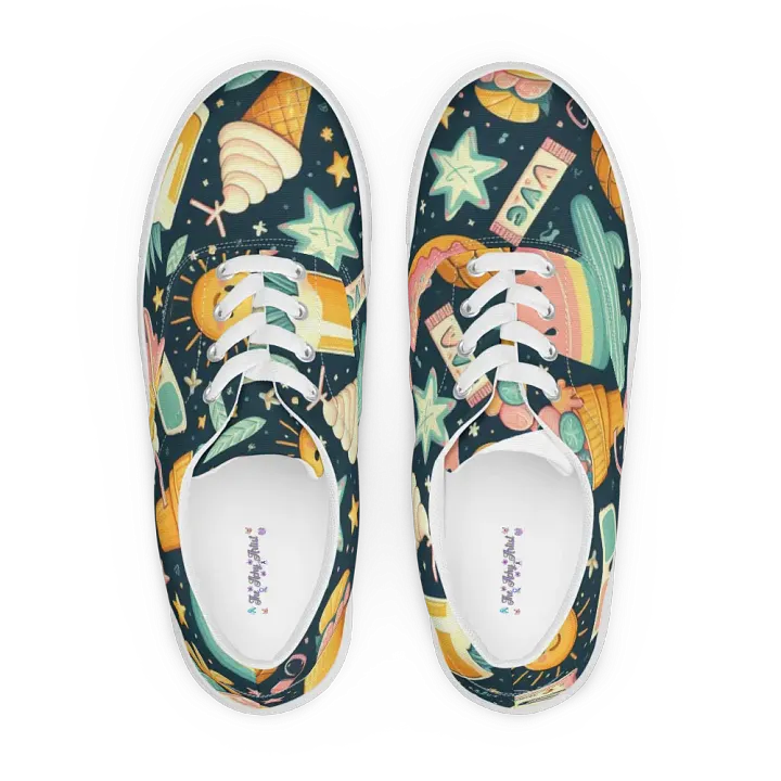 Summer Vibes Retro Canvas Shoes product image (2)