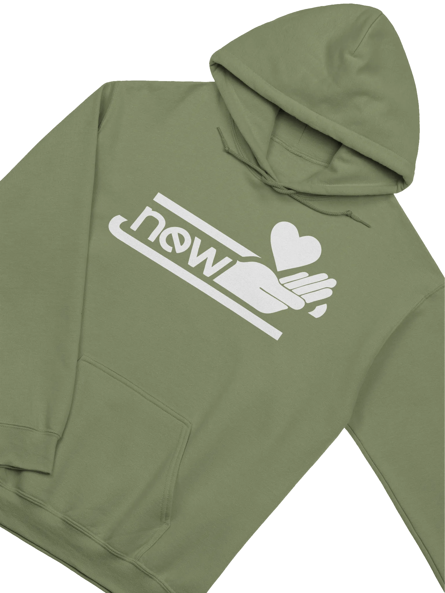 newLove green hoodie product image (3)