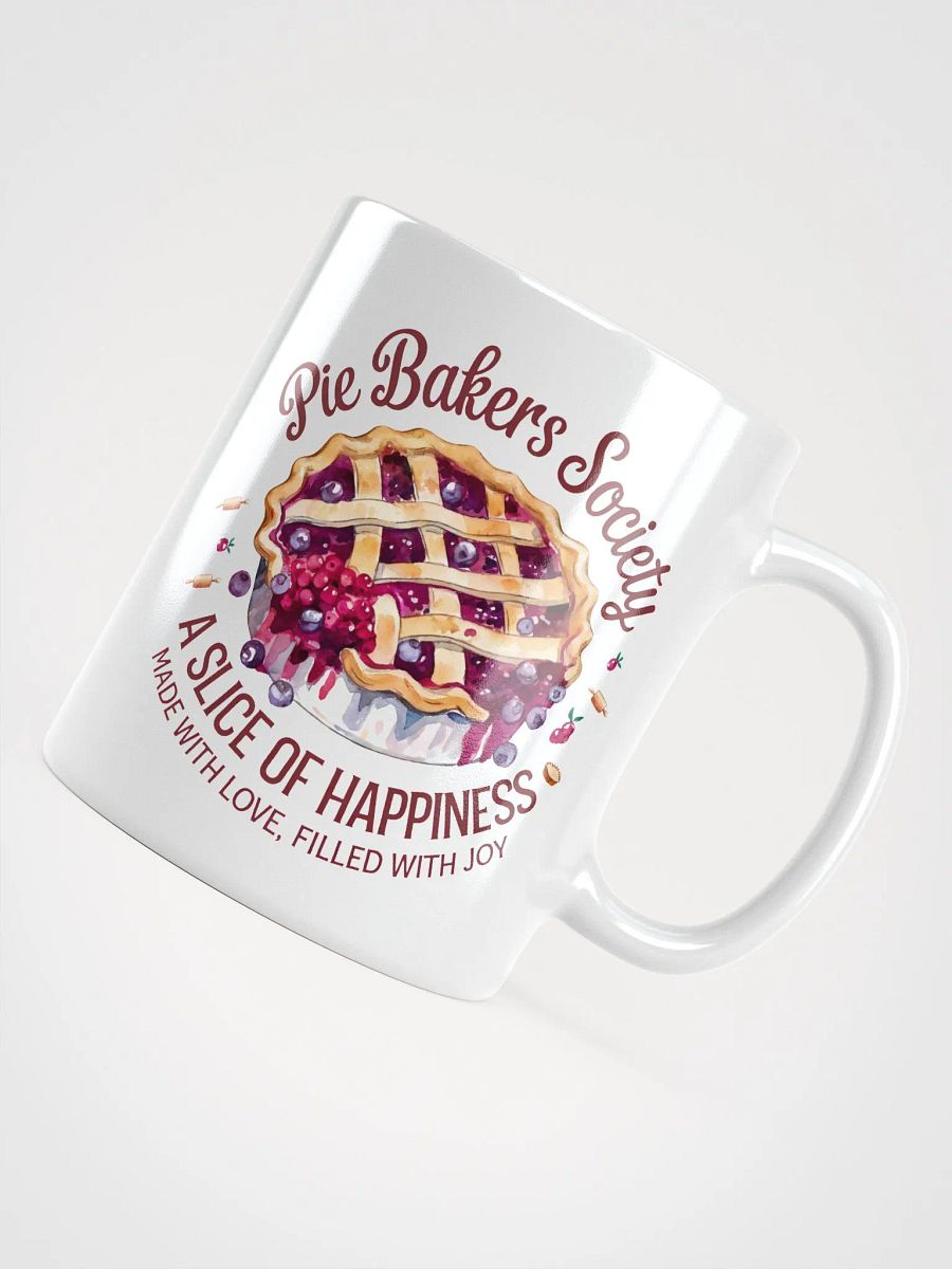 Pie Bakers Society White Glossy Mug product image (11)