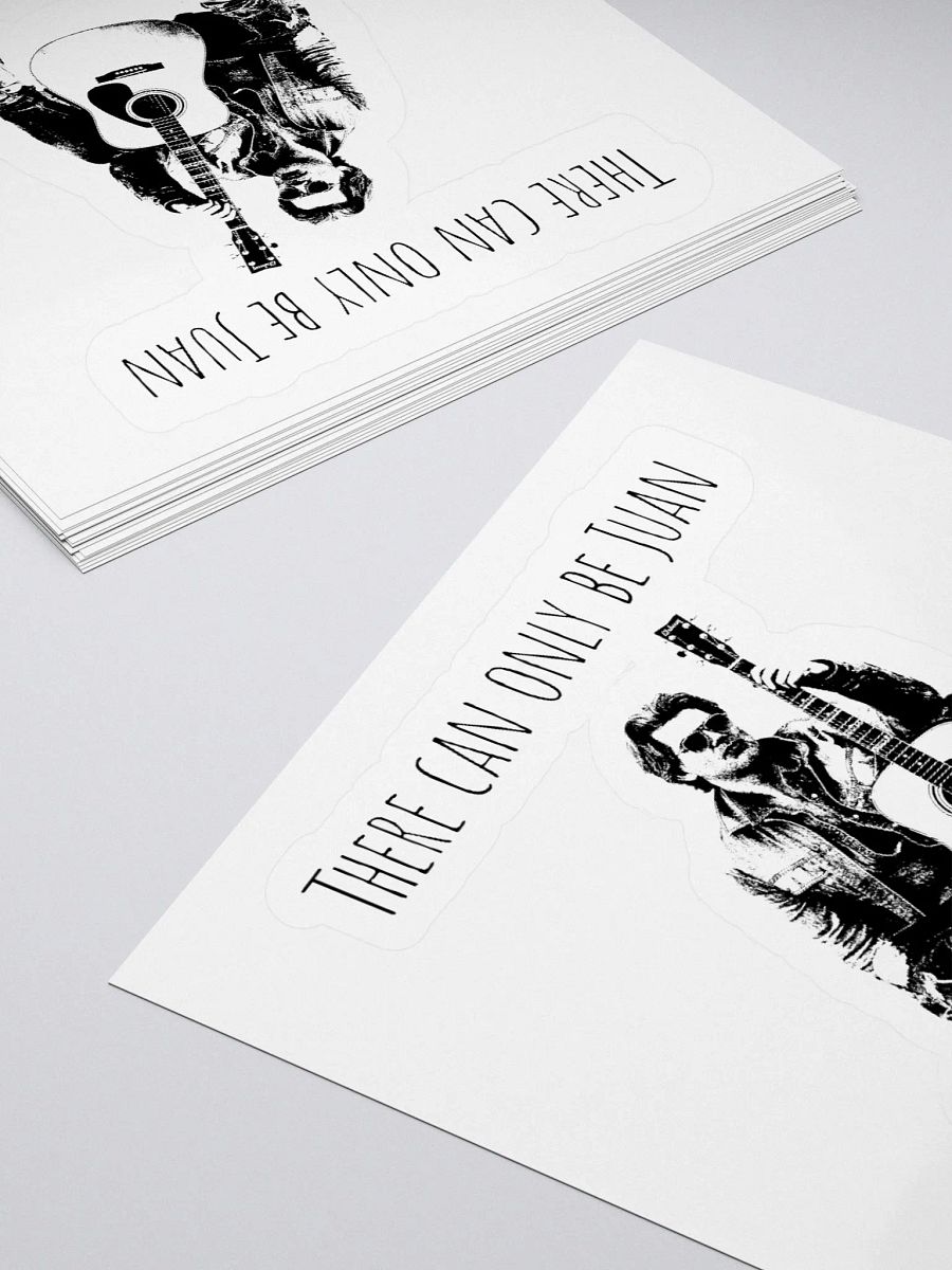 "There Can Only be Juan" Sticker product image (4)