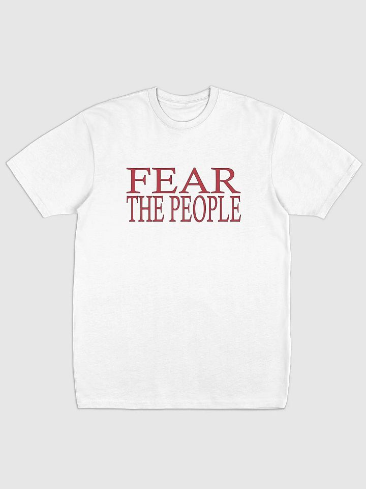 Fear The People - 01 - Red - Cotton Heritage Men's Premium Heavyweight Tee product image (2)