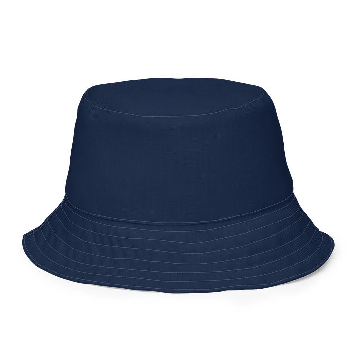 Reversible Bucket Hat – Two Styles in One! | Floral Print & Classic Navy | Lightweight & Breathable product image (2)