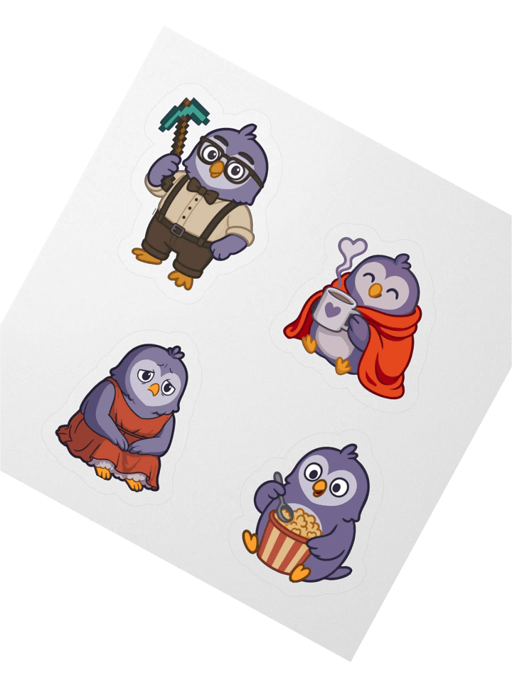 Iain The Owl Sticker Pack product image (3)