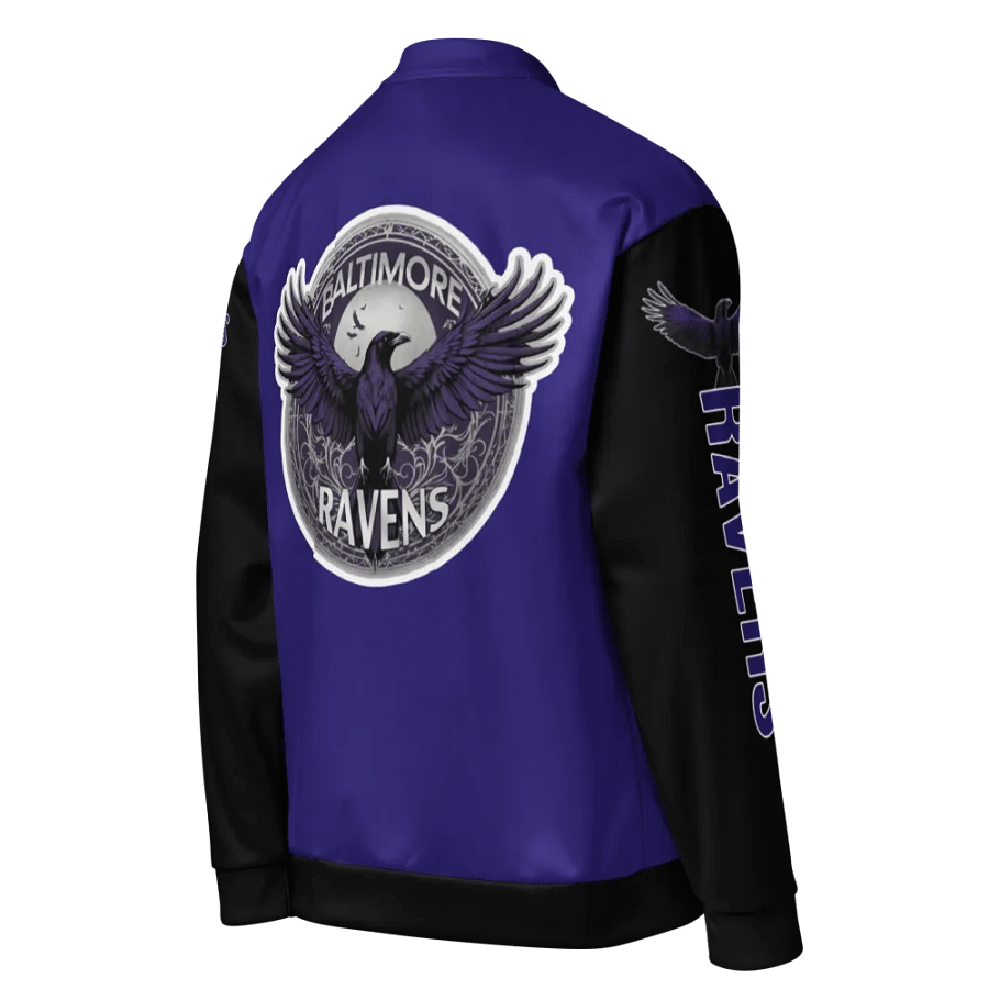 Baltimore Ravens | Fierce Winged Varsity Bomber Jacket | NFL Home Locker product image (4)