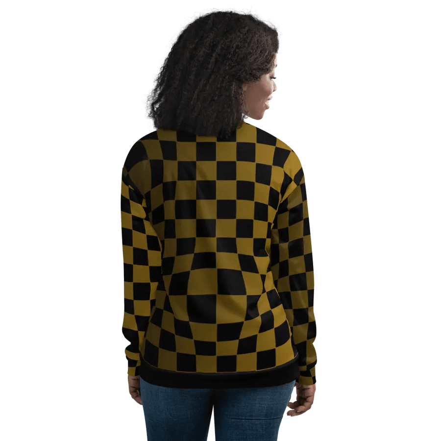 Kaleidoscope Illusion All-Over Bomber Jacket_Gold product image (11)