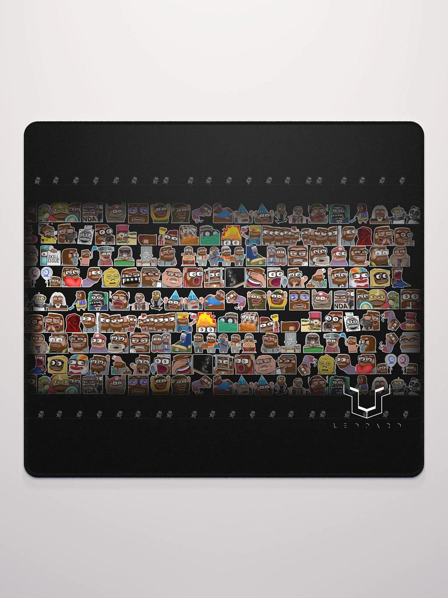 An emote collage mousepad 18x16 and 36x18 WOW product image (4)