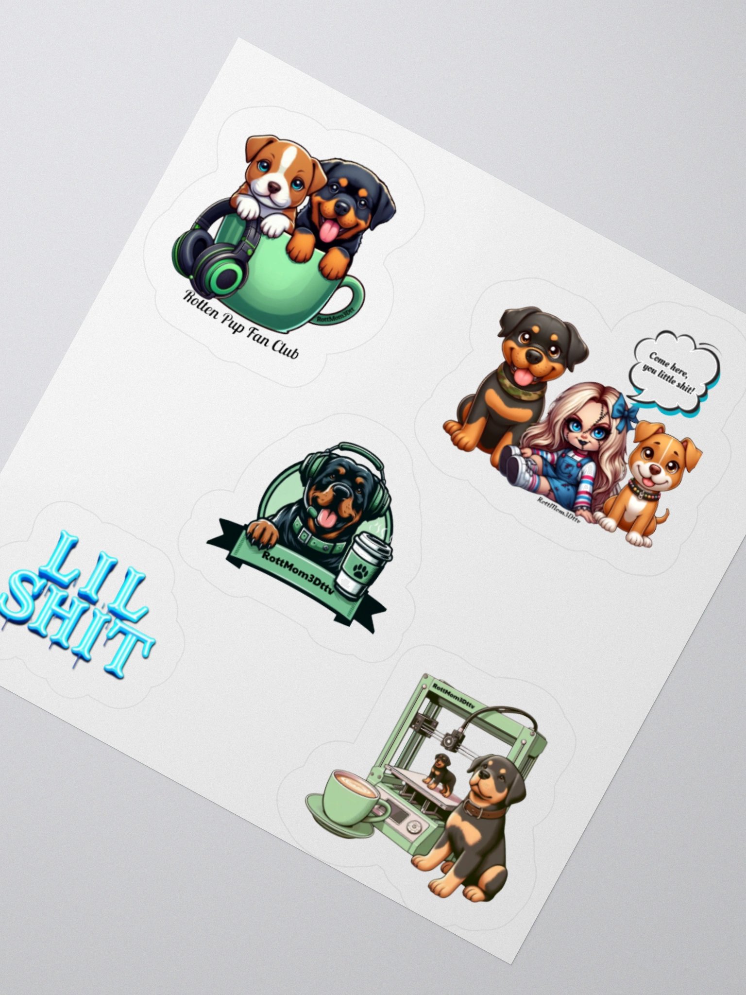 RottMom3D Sticker Set product image (4)