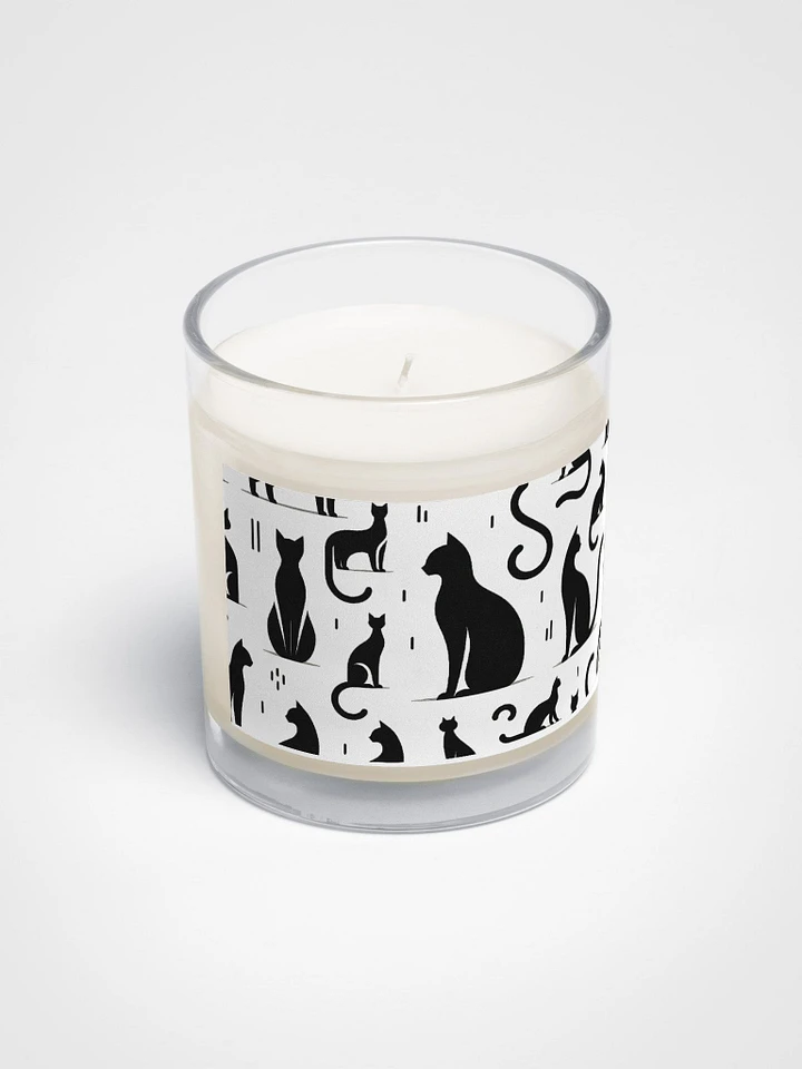 Soy Wax Candle In A Clear Glass Jar product image (2)