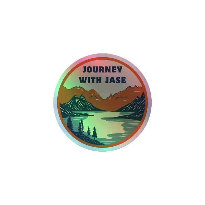 Journey With Jase Logo Holographic Sticker product image (1)