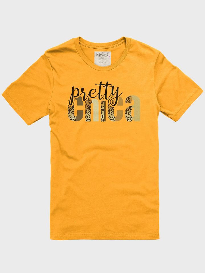 Pretty Chica T-Shirt; Black with Mix Leopard Pattern product image (2)