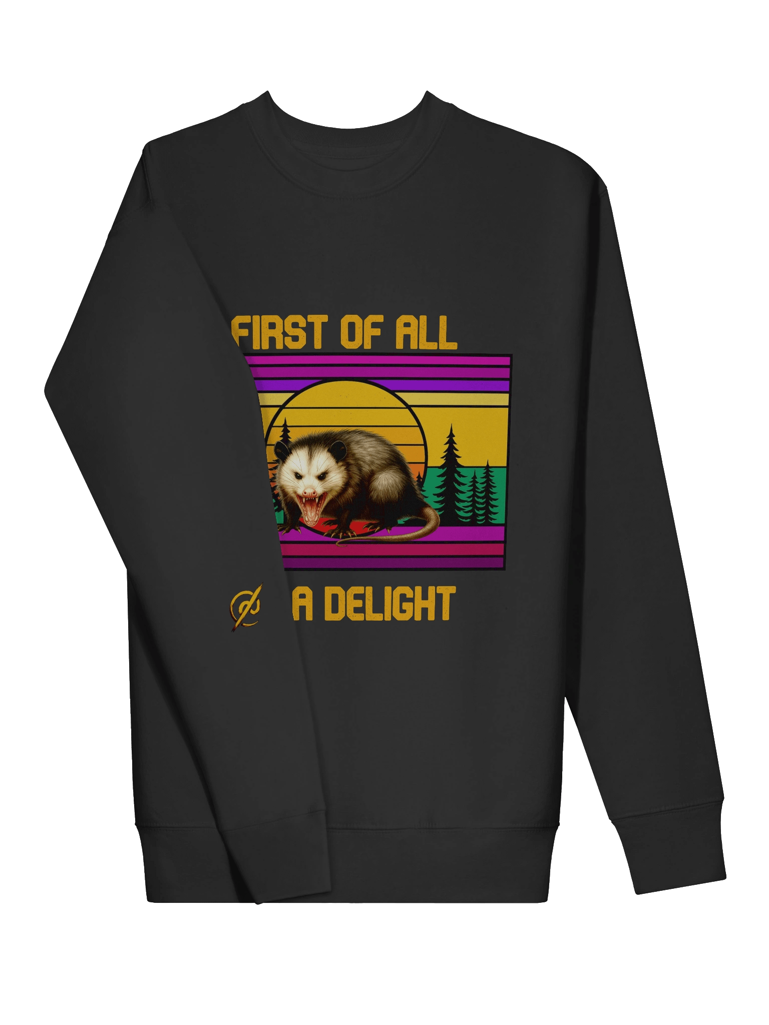 PASP Possum “I’m A Delight” Sweatshirt – Fall Edition product image (3)