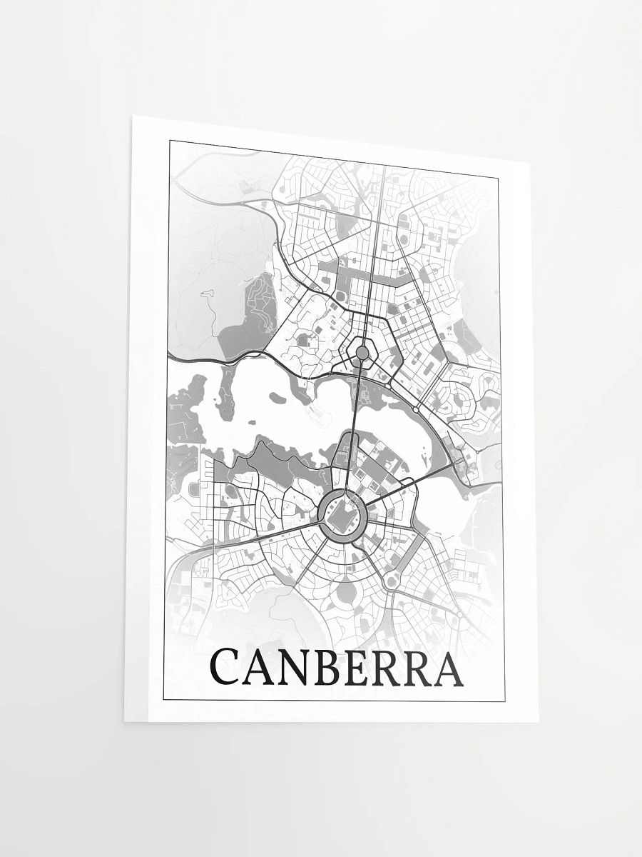 Canberra, Australia, city map print product image (3)