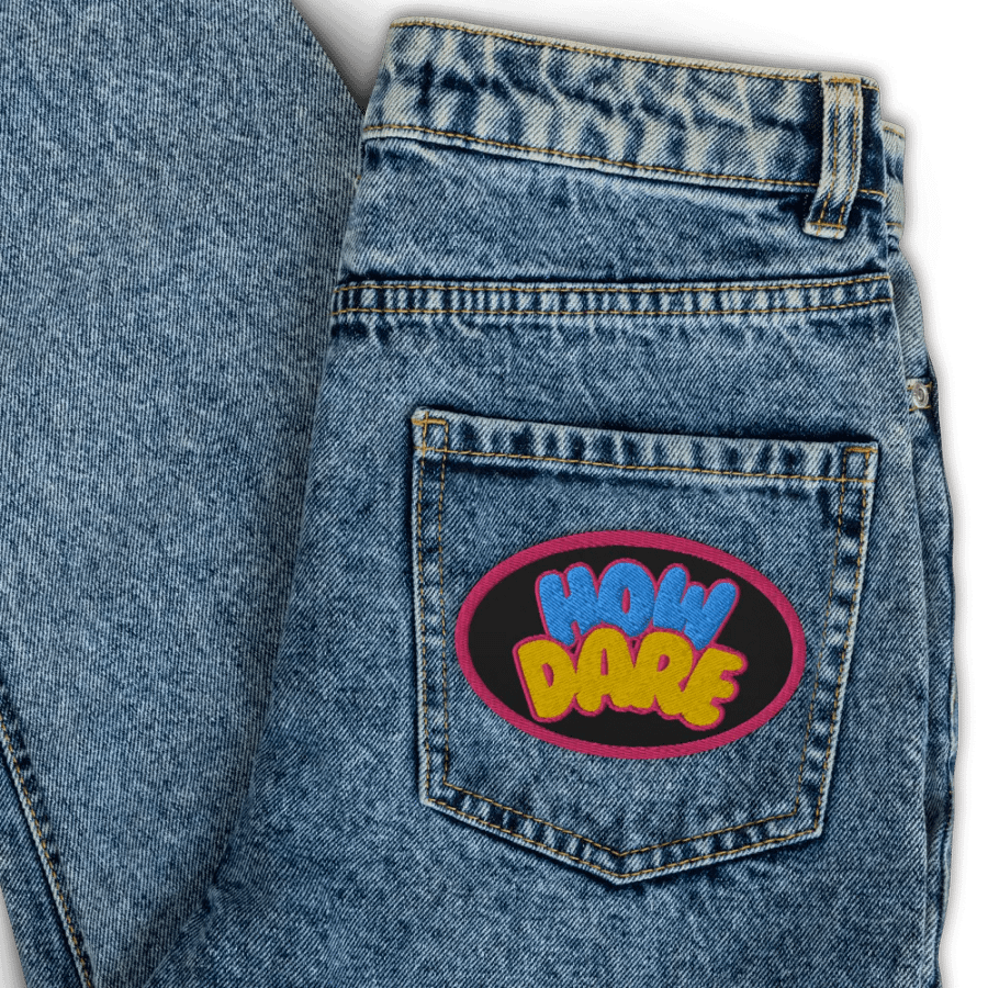 How Dare Patch Oval product image (8)
