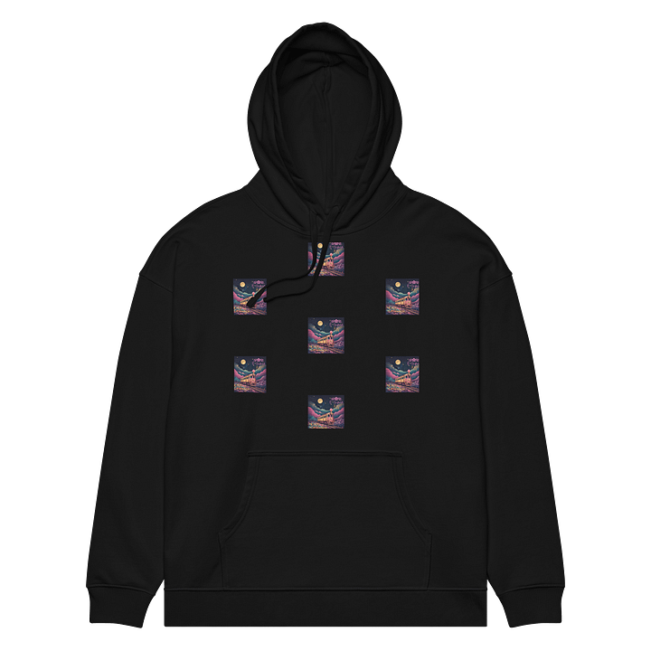 Metros y Murciélagos Unisex Organic Relaxed Hoodie product image (4)