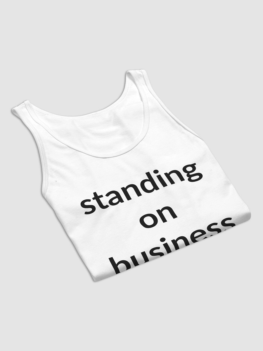 standing on business Jersey Tank product image (7)