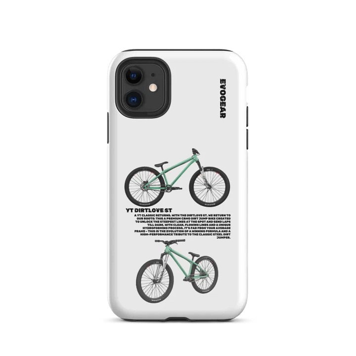 White DirtLove ST iPhone Case product image (2)