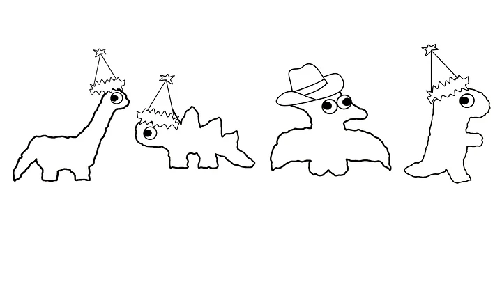 Dino Nuggies Party Colouring Sheet product image (1)