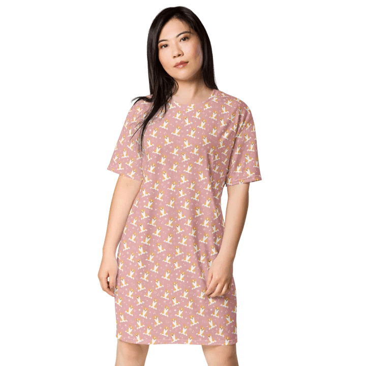 Pink Corgi Dress product image (1)