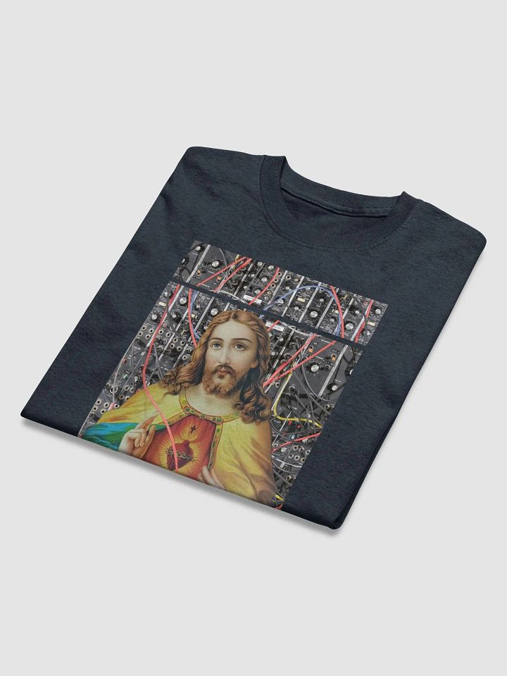 Jesus Christ Sacred Moog by Frank Fonik, Techno EDM Unisex t-shirt product image (2)