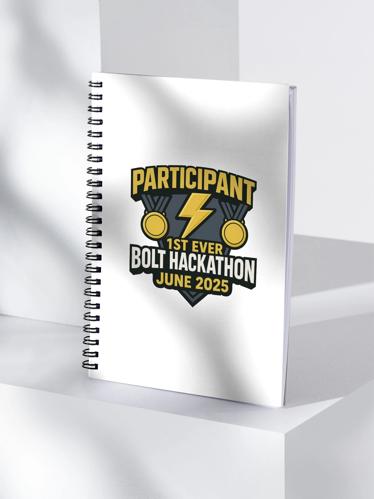 1st Ever Bolt Hackathon Spiral Notebook product image (2)