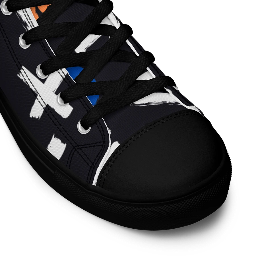 Geometry Men's High Top Canvas Shoes product image (16)