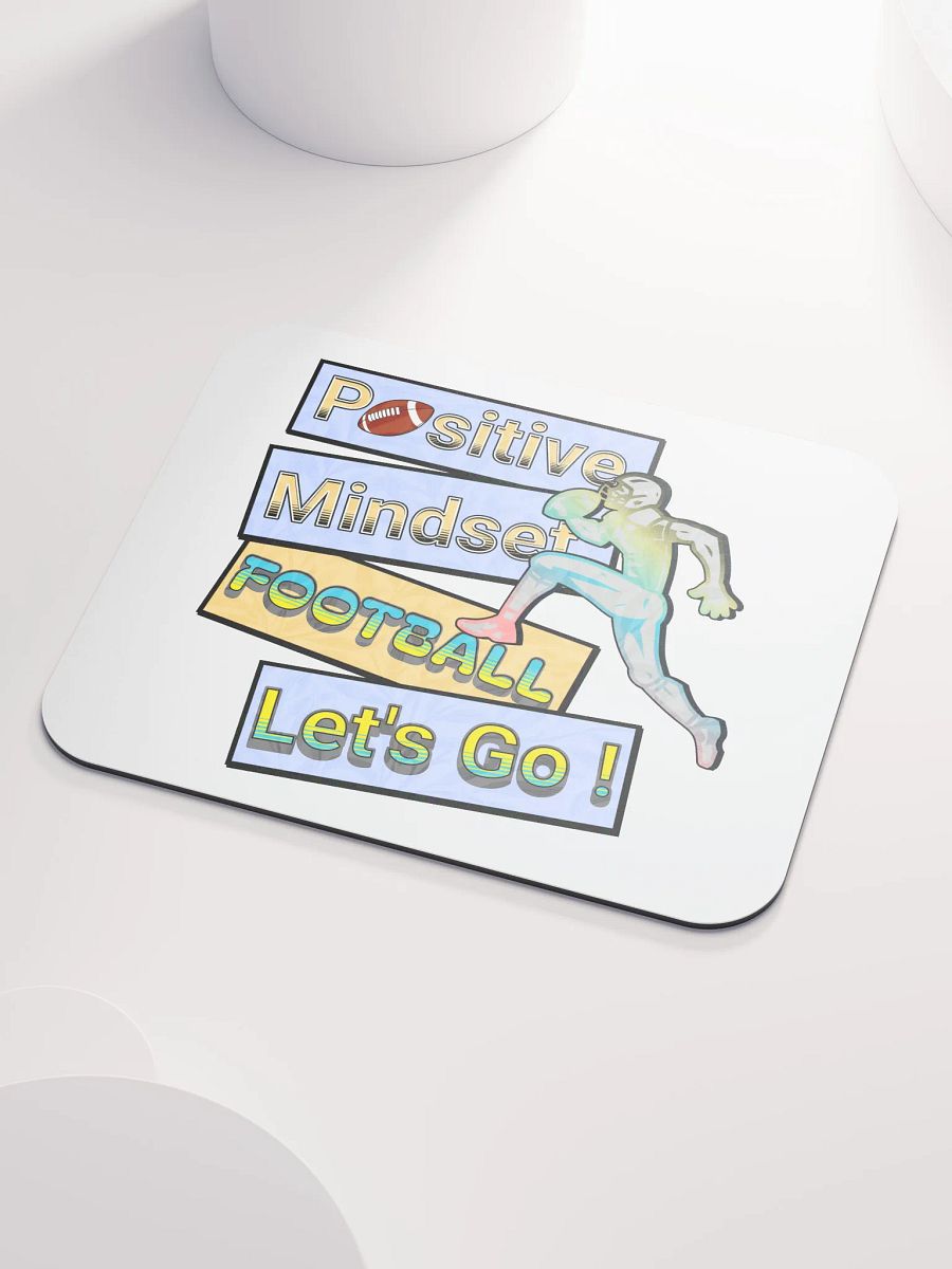 Positive Mindset Football Mouse Pad product image (3)