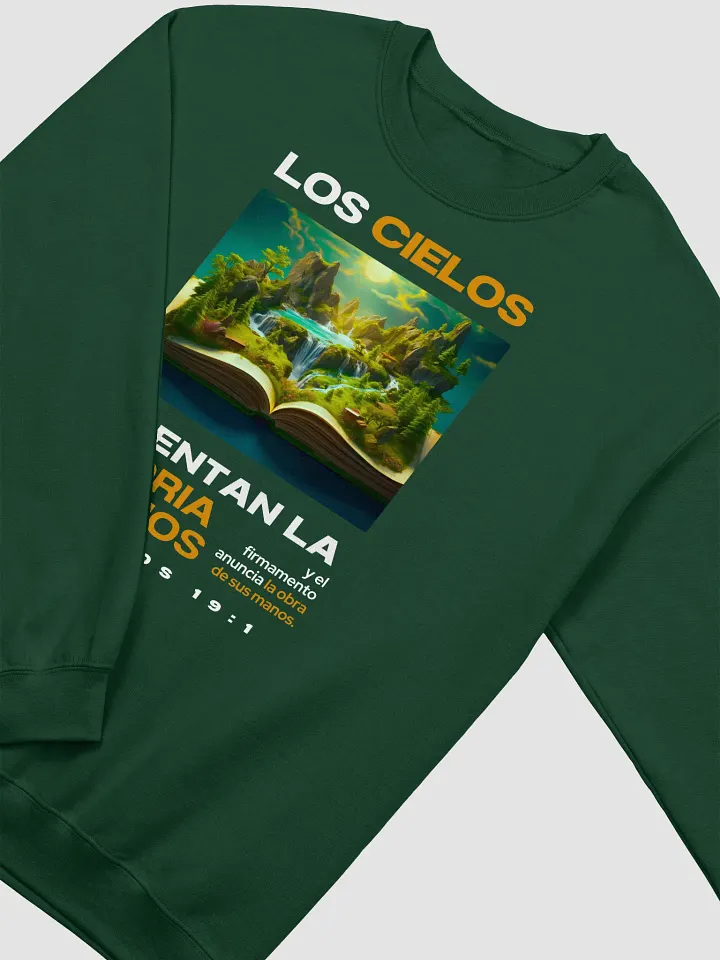 Sudadera Unisex Cuello Redondo | Los cielos cuentan la Gloria de Dios product image (14)