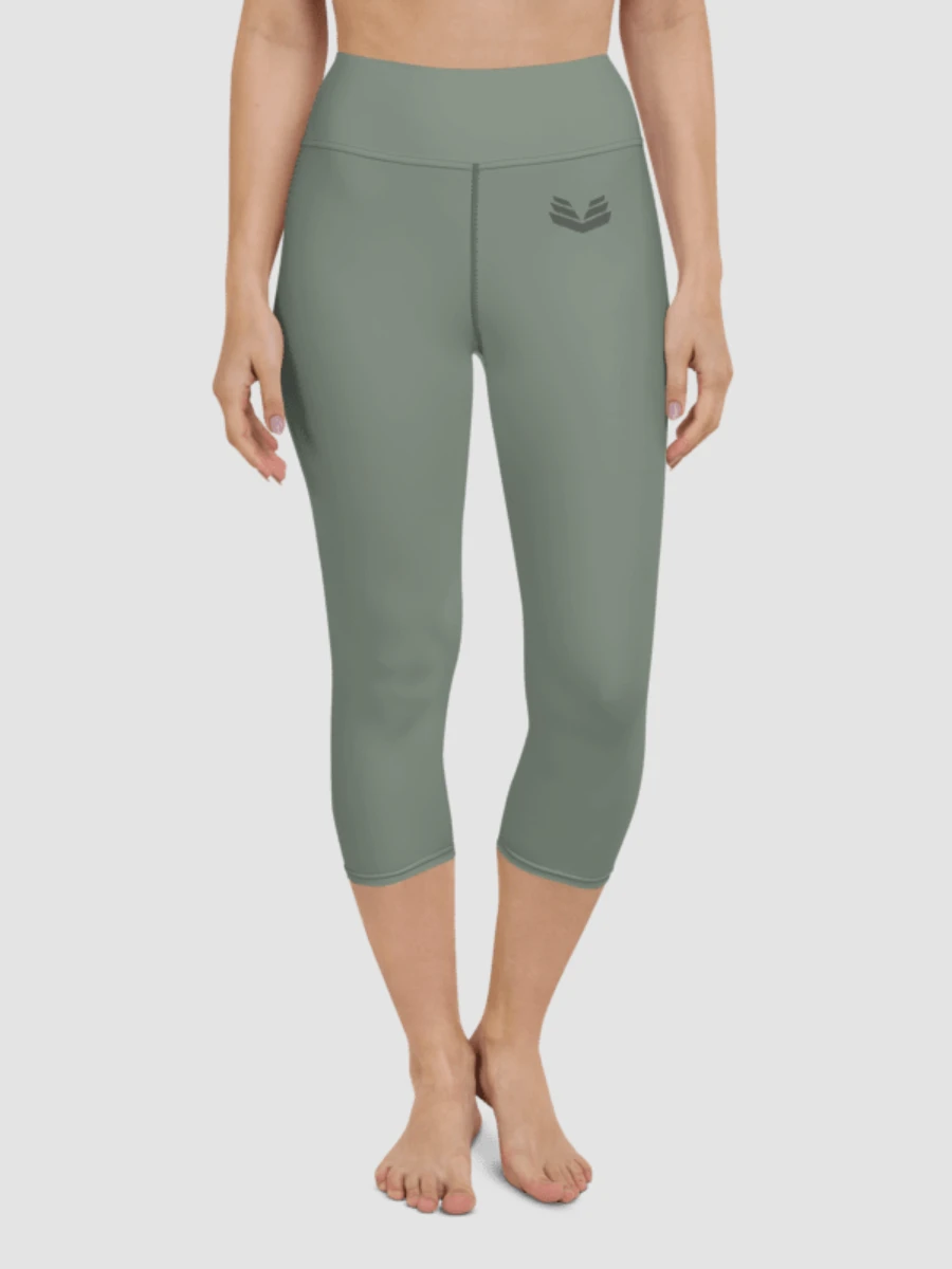 Yoga Capri Leggings - Sage Green product image (2)