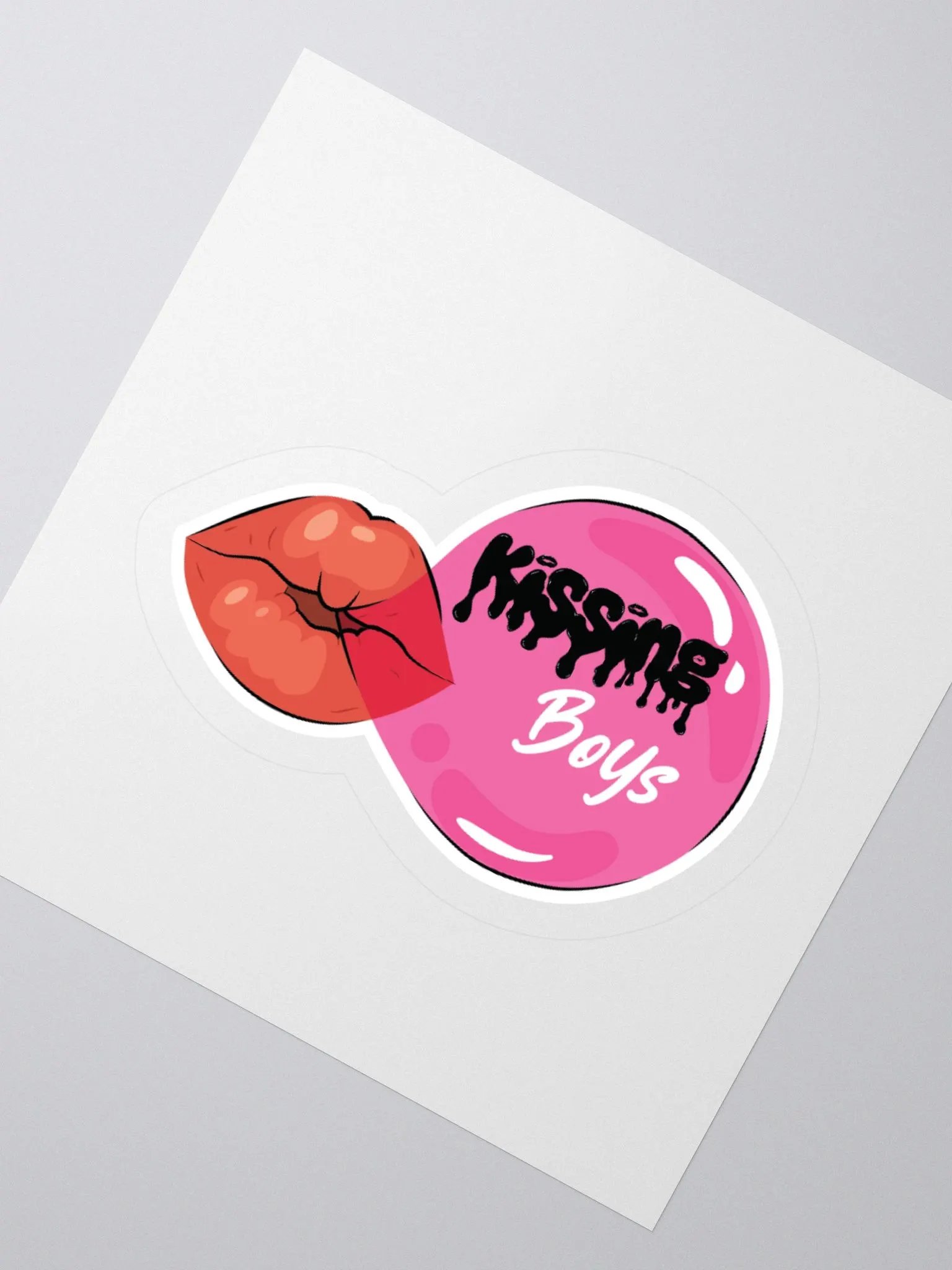 💋 Kissing Boys Bubblegum Sticker 💋 product image (9)